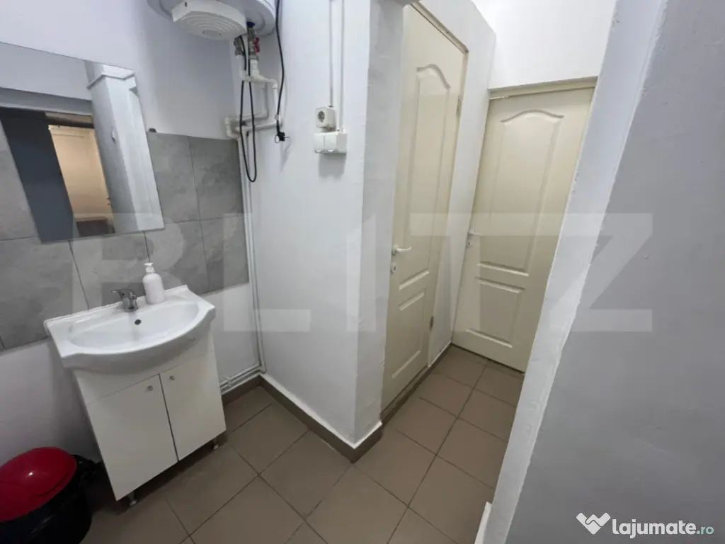 Spațiu de închiriat 75 mp – birou + depozitare, aer cond 