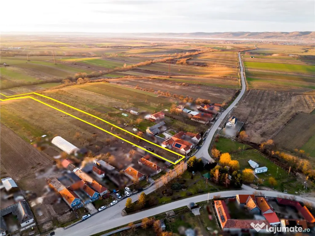 RECO Teren intravilan pentru loc de casa 5342 mp- sat.Hotar 