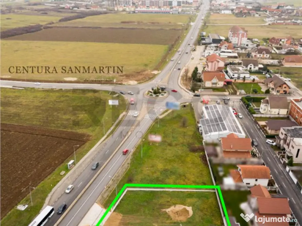 RECO Teren intavilan in Sanmartin Zona Mixta, acces din DN76 