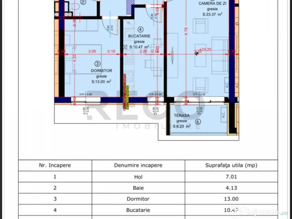 RECO Apartament cu 2 camere- NOU - la cheie-zona Metro 