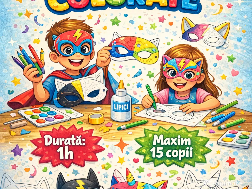 Vată de Zahăr & Popcorn pentru Petreceri Copii - Veselino Events 