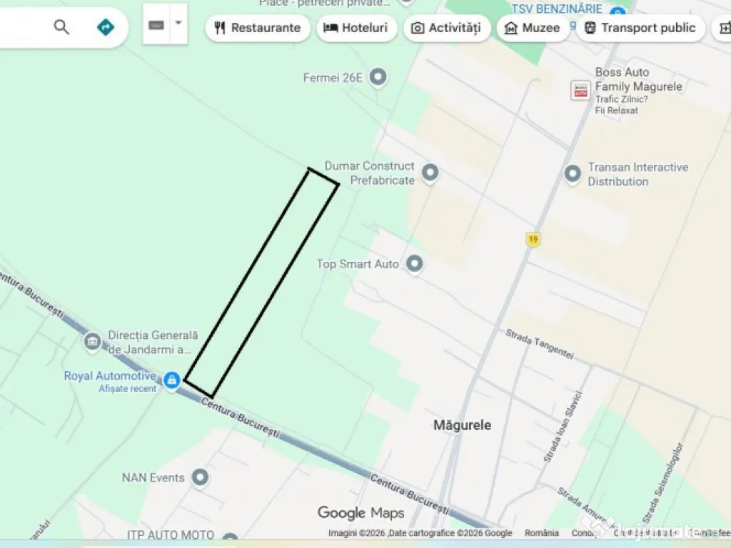 Teren industrial - 7500 mp - Magurele 