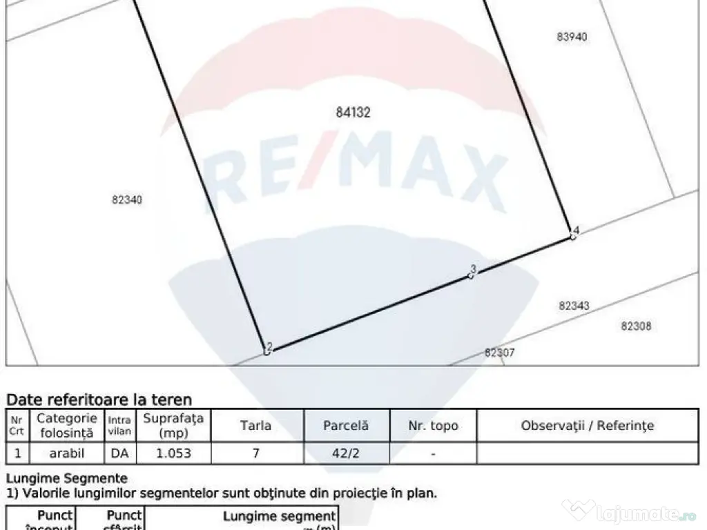 Teren intravilan 1053 mp - Crevedia -PUZ aprobat