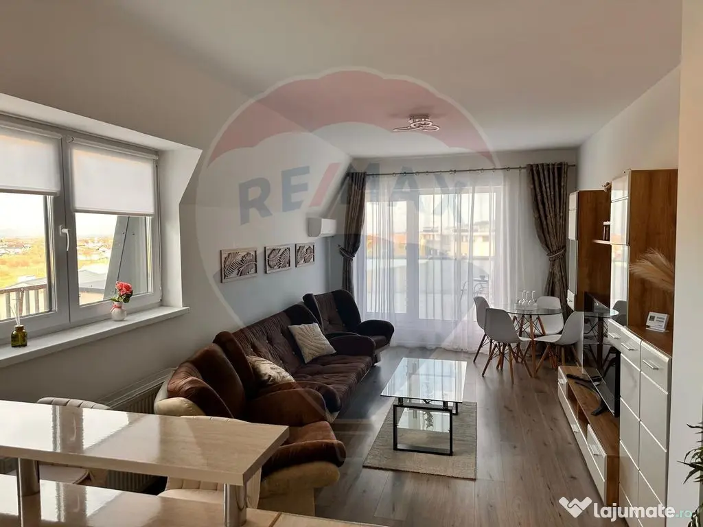 Penthouse panoramic de închiriat în Râșnov – liniș... 