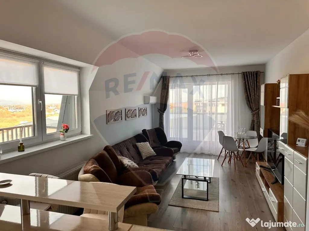 Penthouse panoramic de închiriat în Râșnov – liniș... 