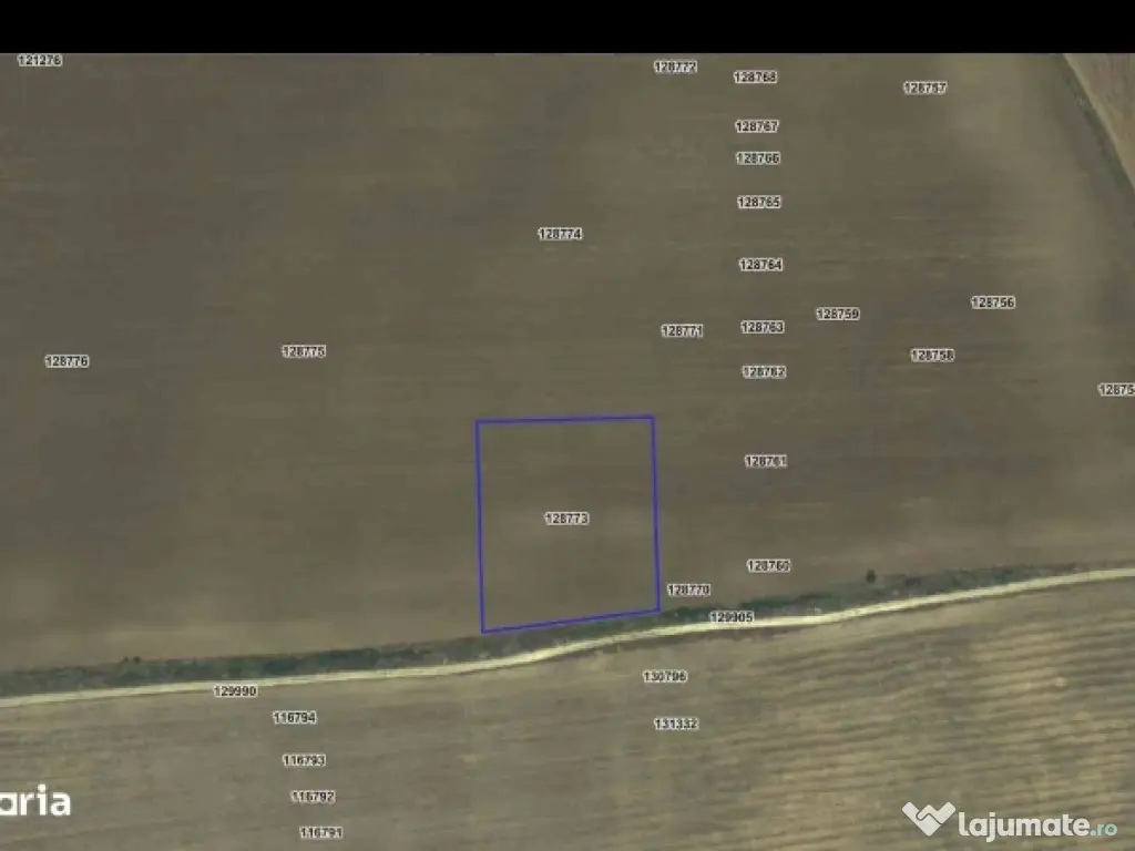 8500mp intravilan arabil Valul Traian,Str. București, 86 m deschidere