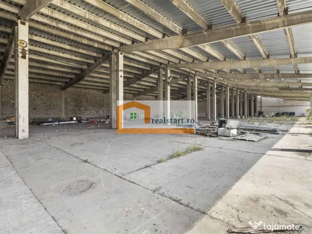 Codlea, Depozite si teren 1,7Ha, 5600mp cladiri, D 155ml ... 