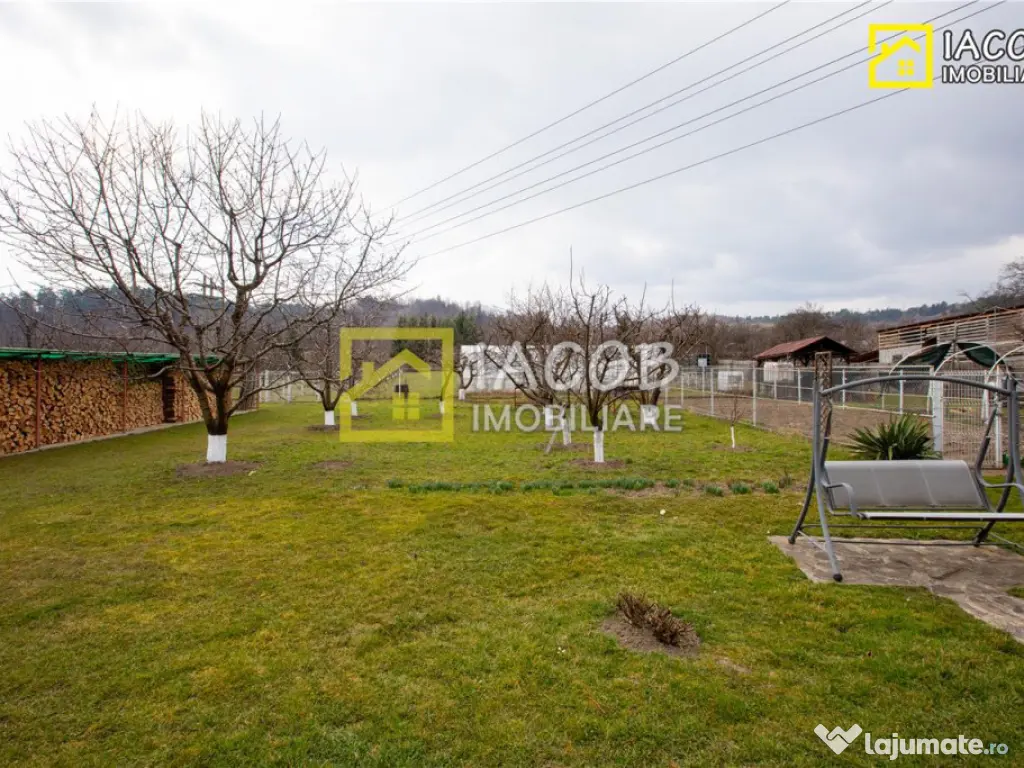 Casa, anexe, 3782 mp teren, 25000 mp padure, Comanesti, jud. 