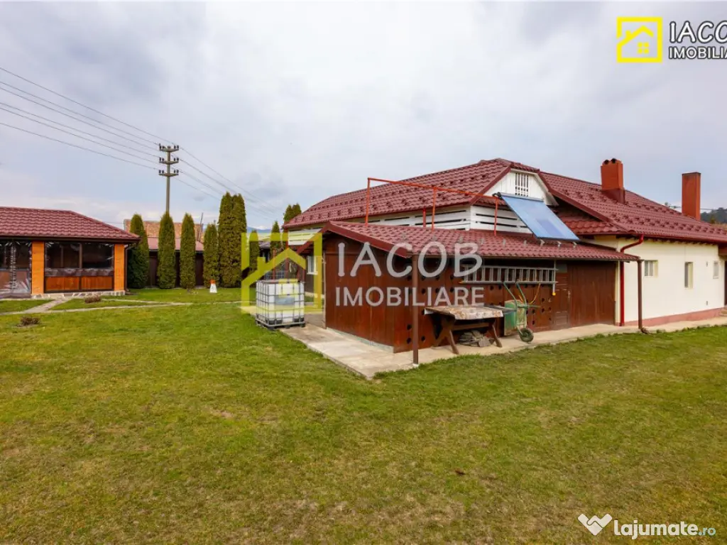 Casa, anexe, 3782 mp teren, 25000 mp padure, Comanesti, jud. 