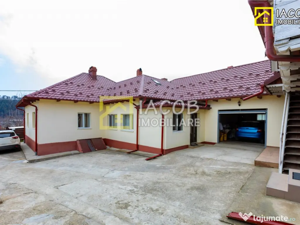 Casa, anexe, 3782 mp teren, 25000 mp padure, Comanesti, jud. 