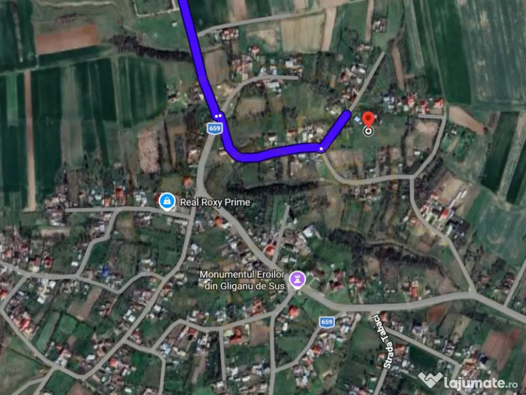 Teren intravilan com. Rociu sat Gliganu de Sus 