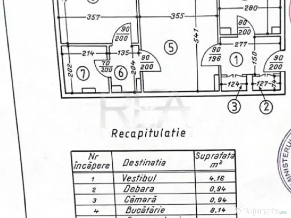 2 camere Vitan, centrală, parcare, et. 3, an 1978, 57 mp 