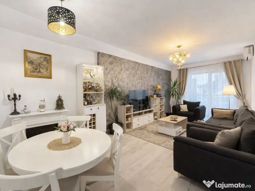 Apartament 3 camere, 2 bai, bloc nou, parcare, Rezidențial 