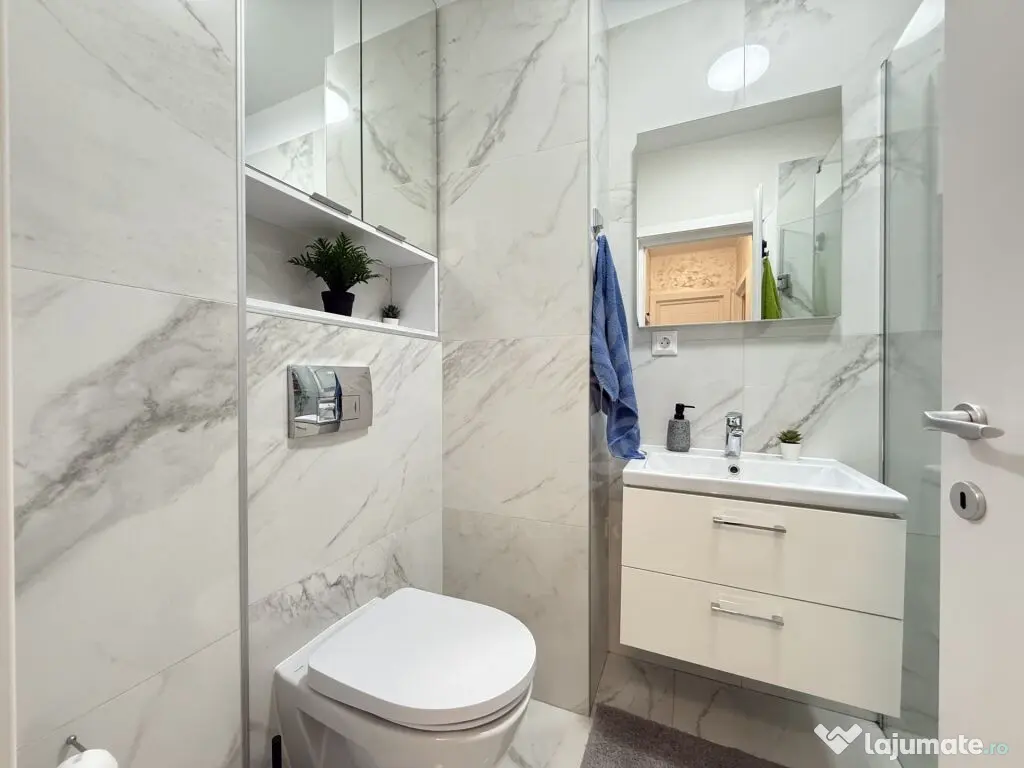 Apartament 3 camere, 2 bai, bloc nou, parcare, Rezidențial 