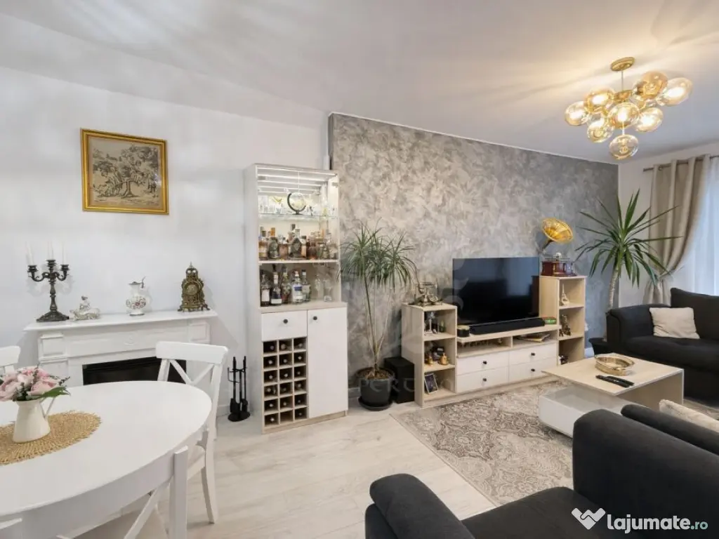 Apartament 3 camere, 2 bai, bloc nou, parcare, Rezidențial 