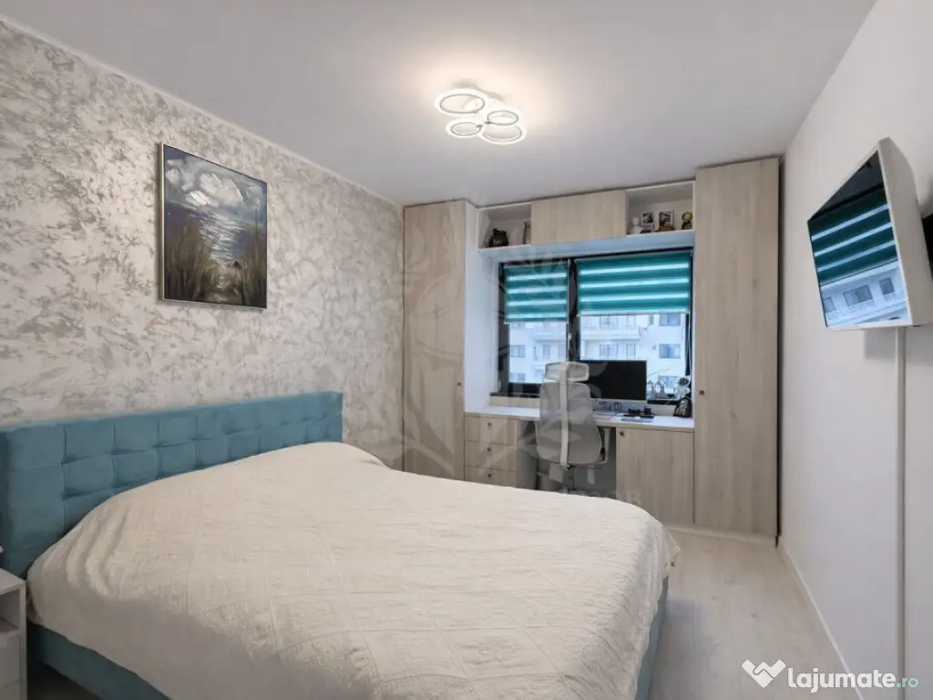 Apartament 3 camere, 2 bai, bloc nou, parcare, Rezidențial 