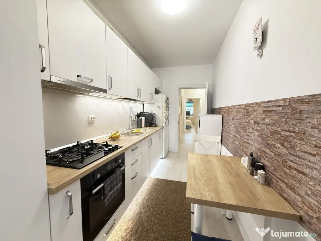 Apartament 3 camere, 2 bai, bloc nou, parcare, Rezidențial 