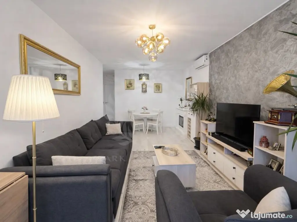 Apartament 3 camere, 2 bai, bloc nou, parcare, Rezidențial 