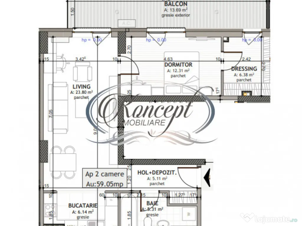 Apartament finisat modern in ansamblul Elite City, Iris