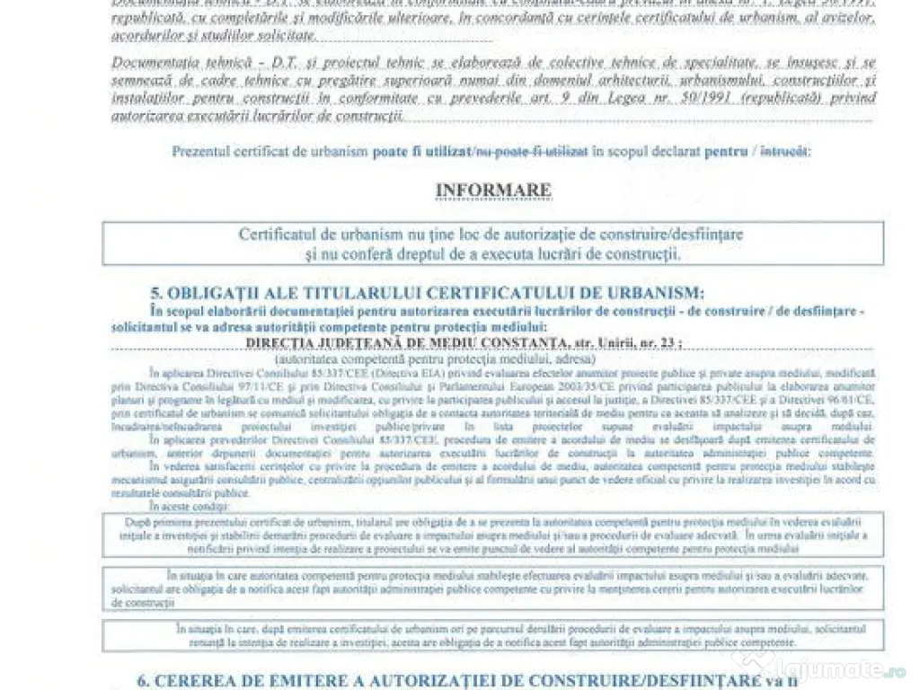 Teren Intravilan Plaja Corbu | 1.064 mp | Ideal Investiție 