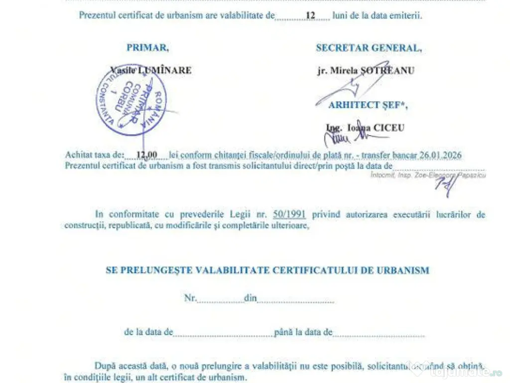 Teren Intravilan Plaja Corbu | 1.064 mp | Ideal Investiție 