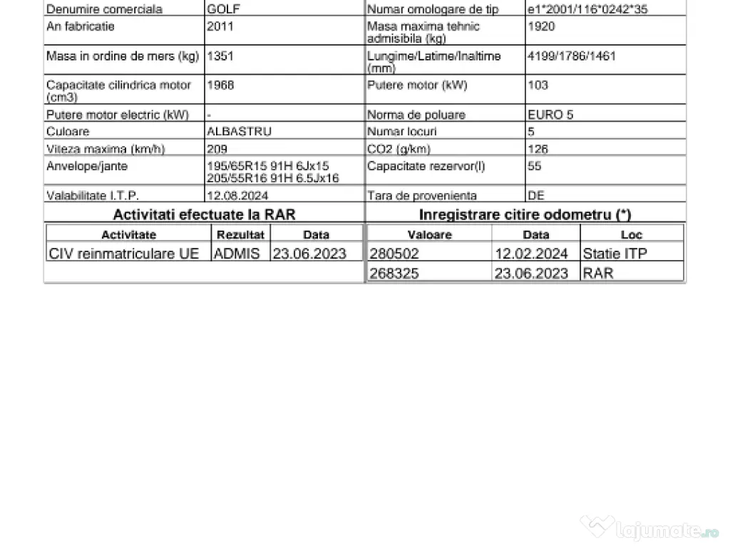 VW Golf 6 2.0 tdi R-Line 