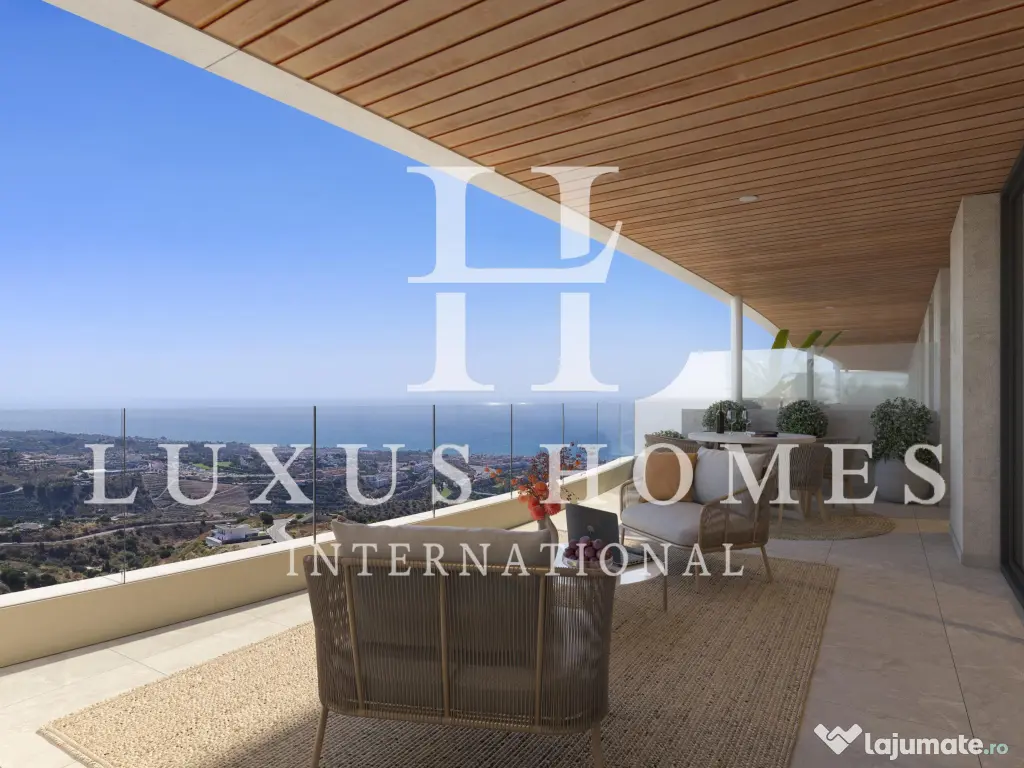 Apartament cu vedere la mare, piscină panoramică și wellness în zonă verde 