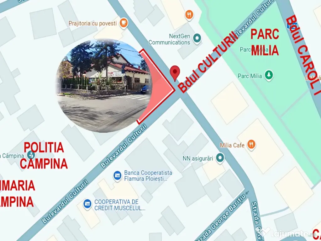 Spatiu comercial ultracentral, in Campina, PH, Parc central Milia, Bdul Carol I 