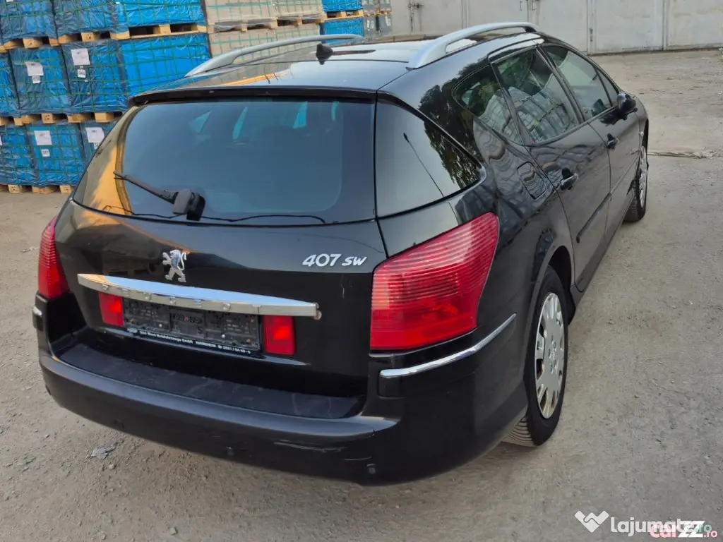 Peugeot 407 Combi, Negru,2.0Hdi 136cp,Automatik primul proprietar in România 