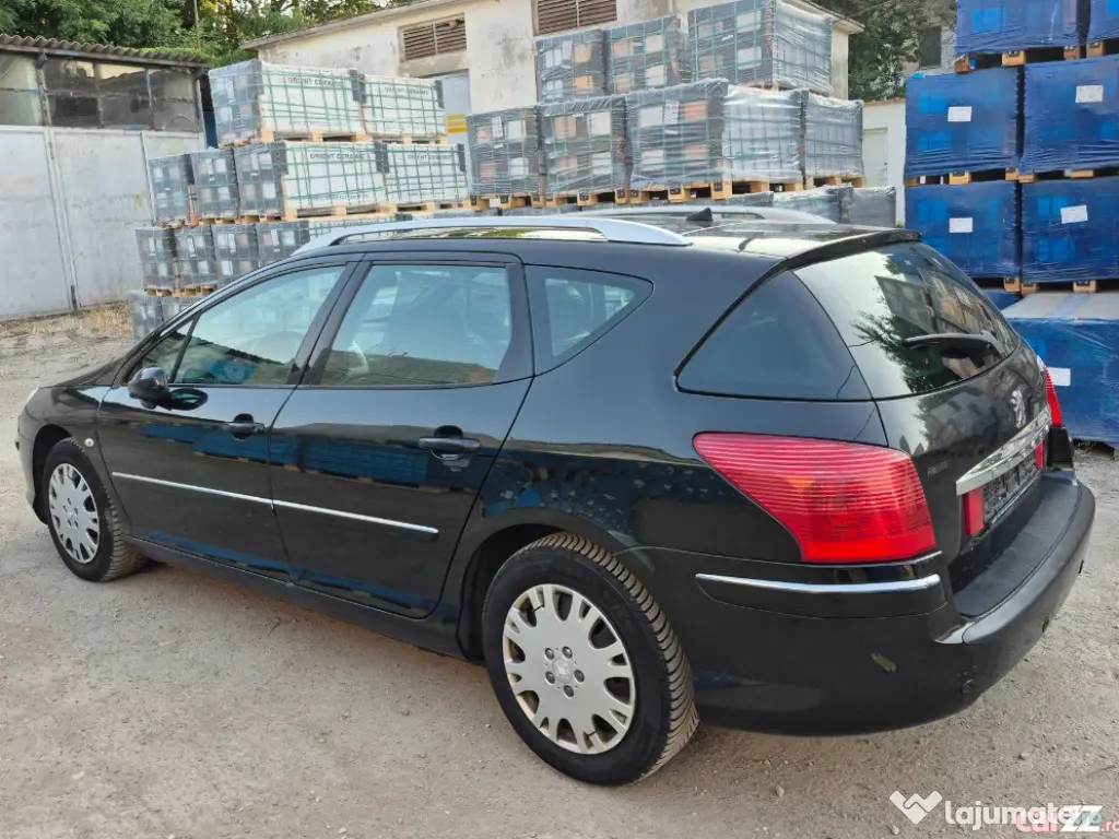 Peugeot 407 Combi, Negru,2.0Hdi 136cp,Automatik primul proprietar in România 