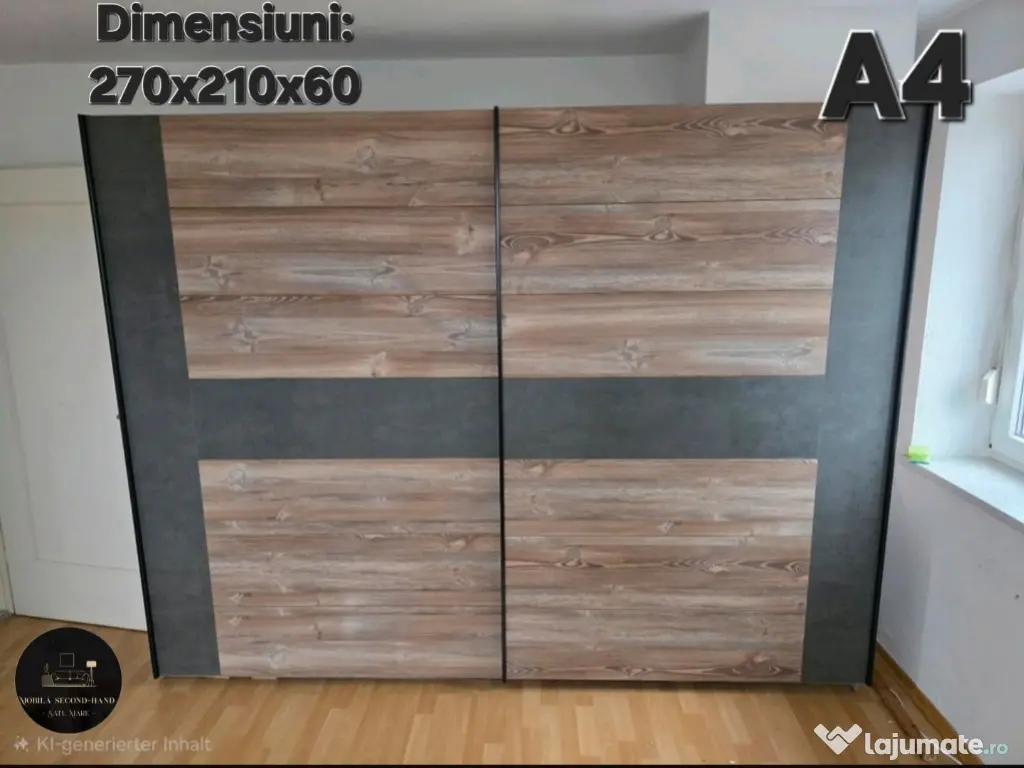 dulapuri uși glisante ,de la 190cmL pana la 300cm L 