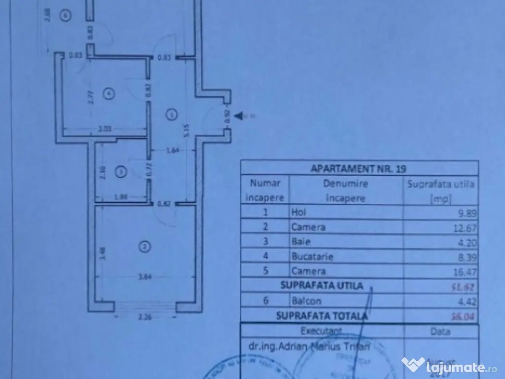 Rahova-Pucheni | 2 camere | 56mp | Parter | bloc nou | 89.00
