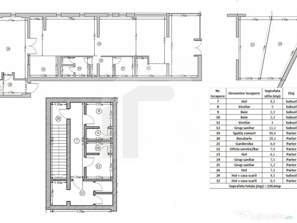 Spatiu Comercial , parter bloc nou construit , zona Nerva Tr 