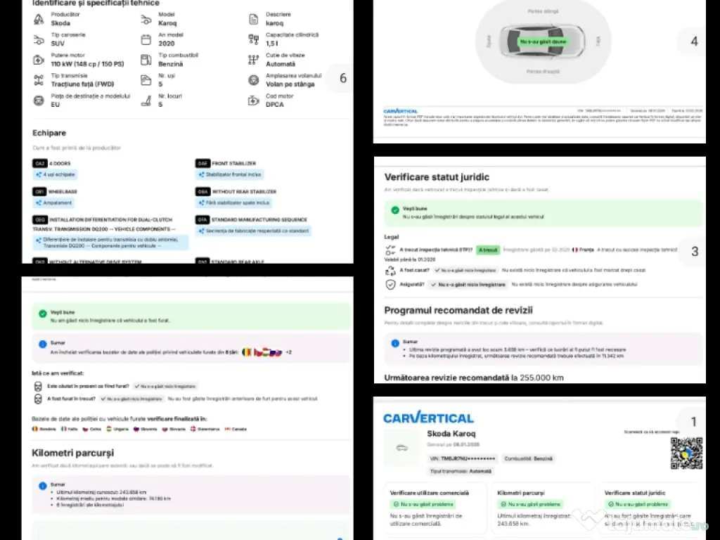 Skoda Karoq Sport Line DSG Automat~1.5 benzina 150CP~Nardo Grey~Cockpit~Panoramic~LED~07.2020 