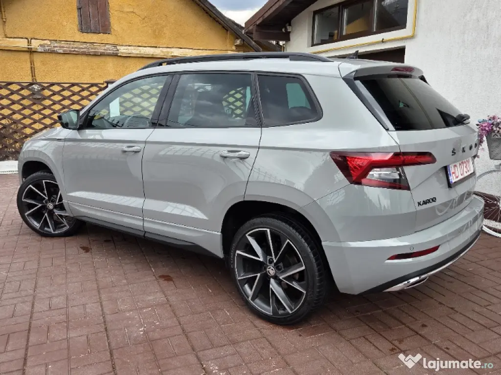 Skoda Karoq Sport Line DSG Automat~1.5 benzina 150CP~Nardo Grey~Cockpit~Panoramic~LED~07.2020 