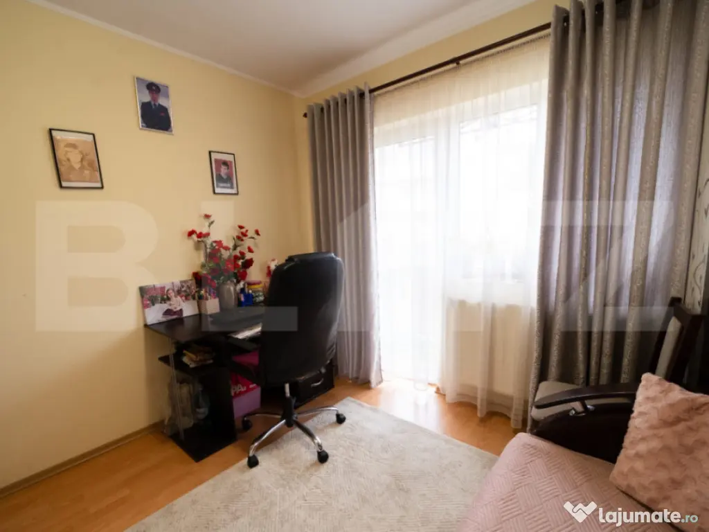 Apartament 4 camere cu teren, curte privata,zona Bradet 