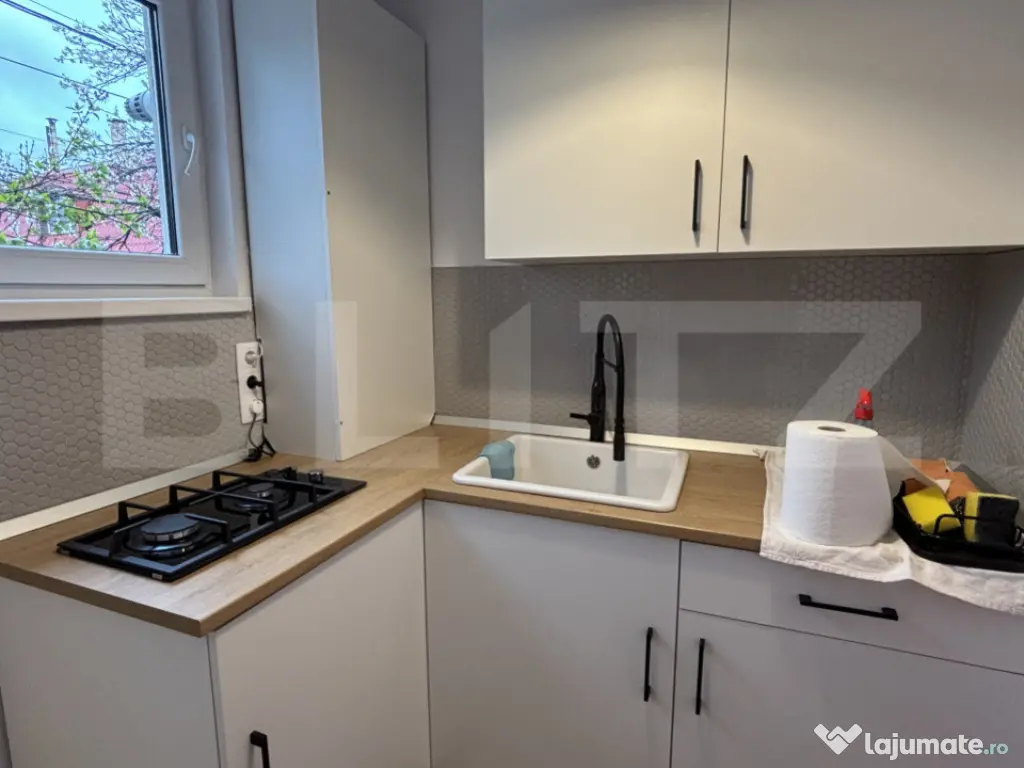 APARTAMENT COMPLET RENOVAT CU 1 CAMERA, 21MP, TUDOR 