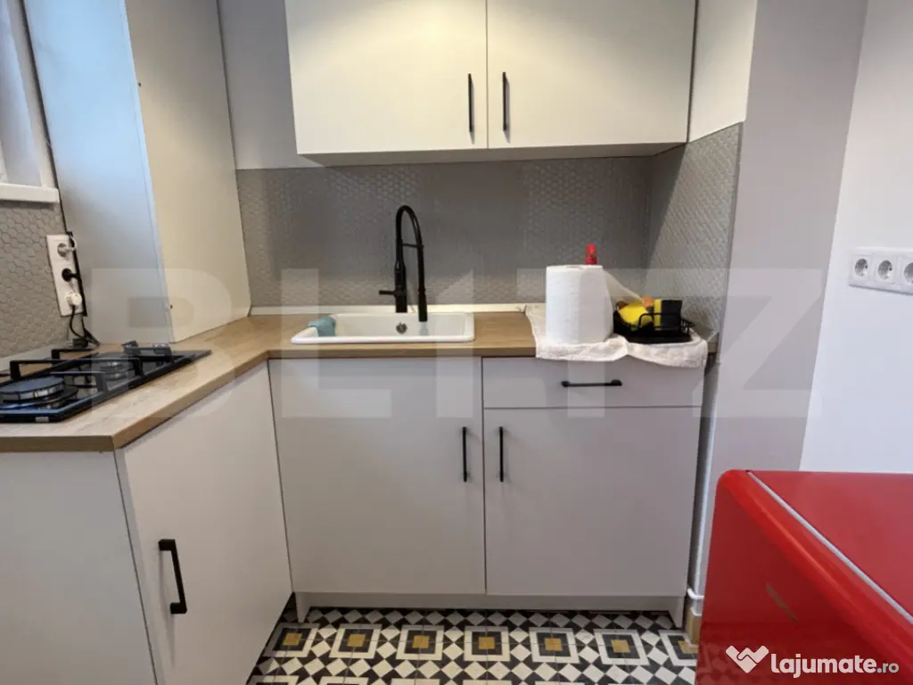 APARTAMENT COMPLET RENOVAT CU 1 CAMERA, 21MP, TUDOR 