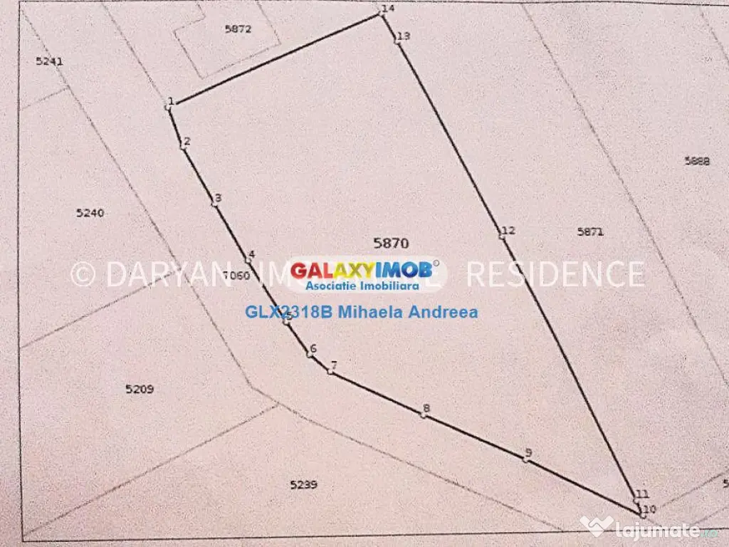 Teren in Poienari Apostoli, 21 E/mp, Avantajos, DN1, 34.500 