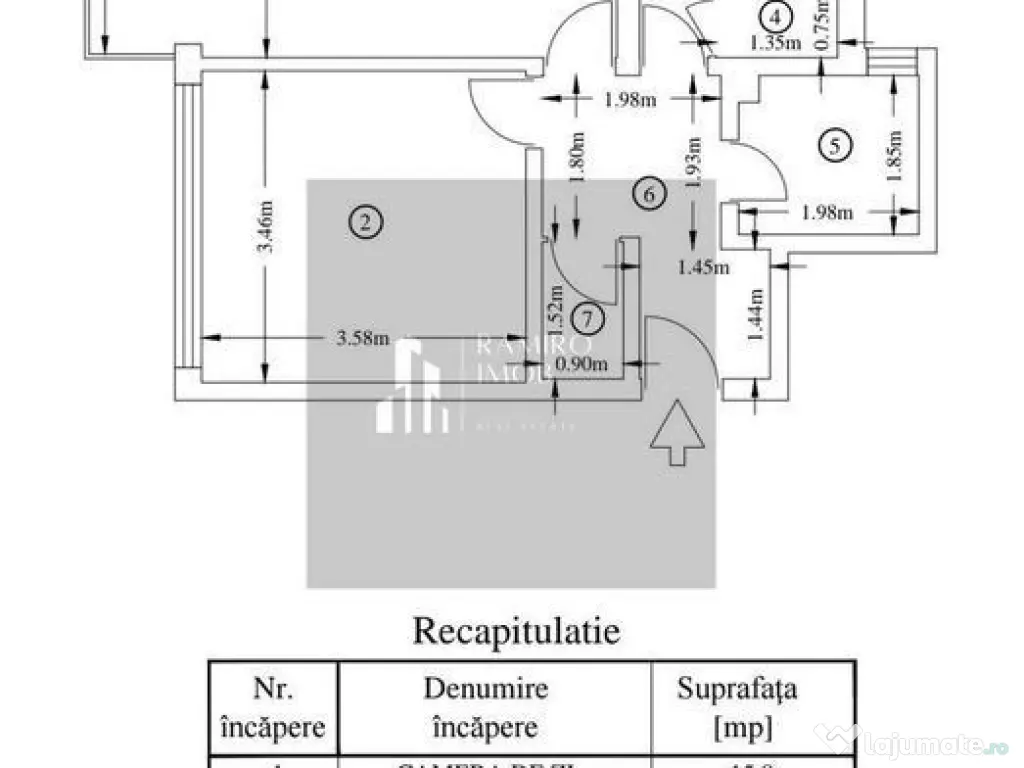 2 Camere Decomandat 50mp - Parcul Flamura 