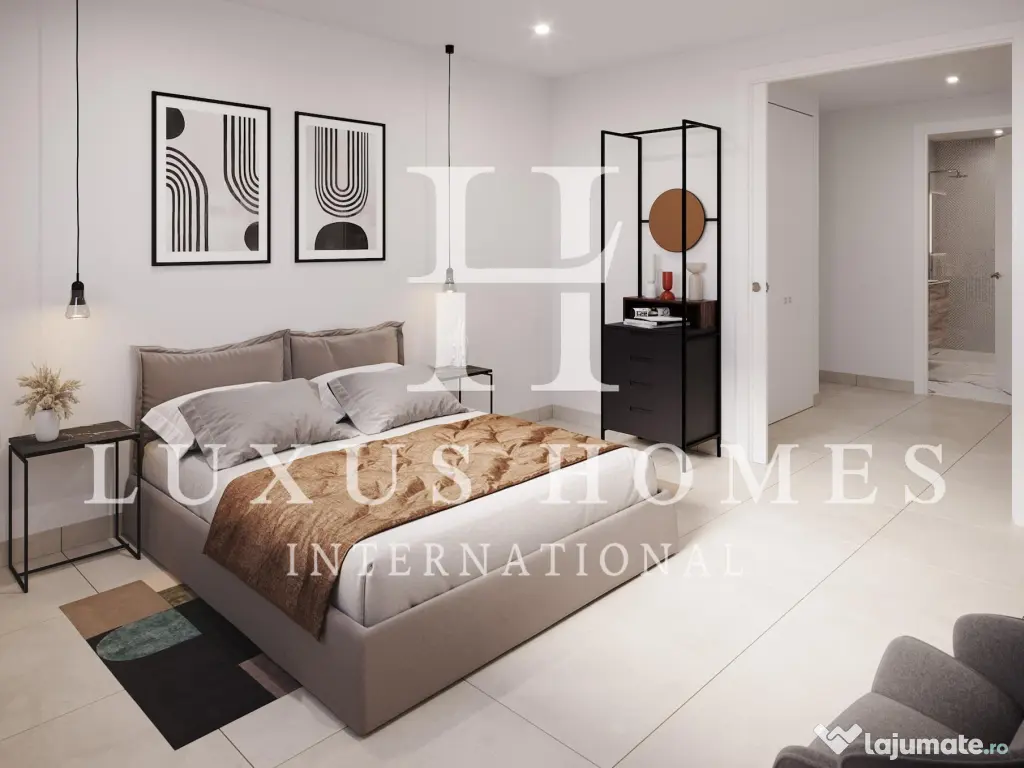 Apartament la parter, cu o terasă, piscină, într-o locație excelentă 