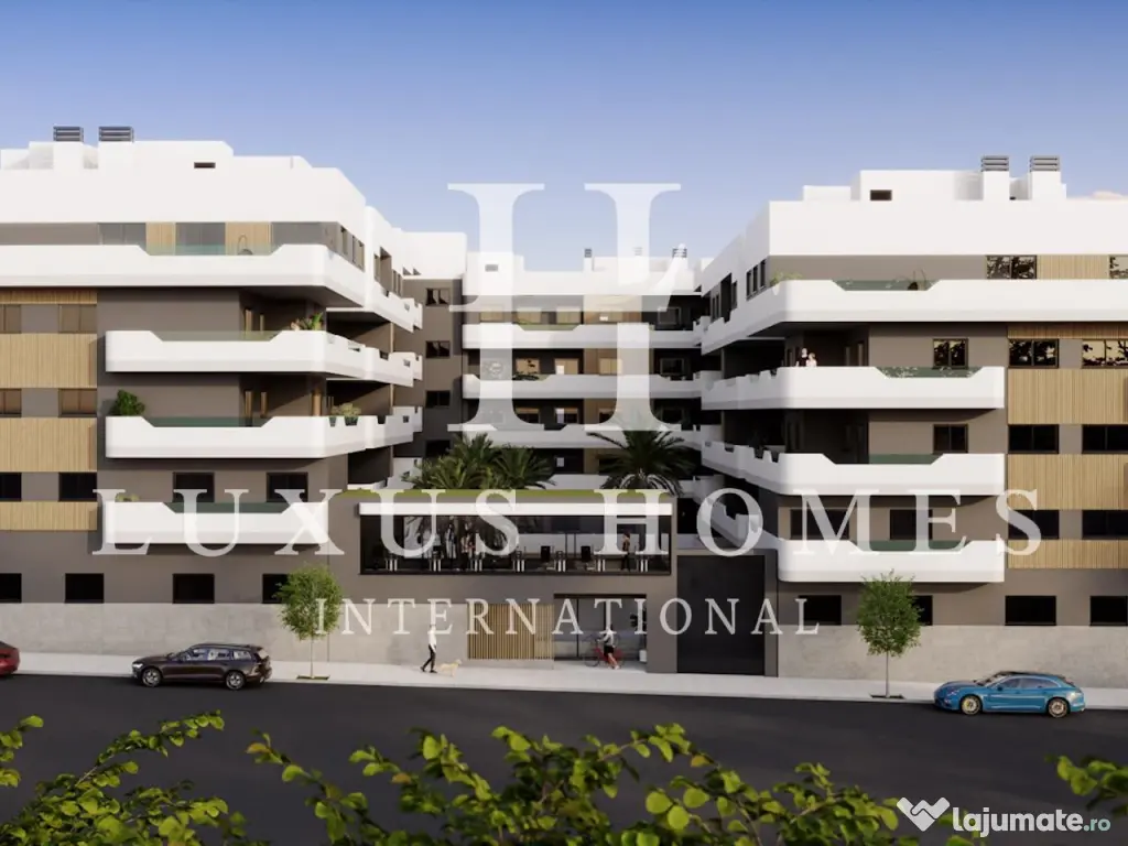 Apartament la parter, cu o terasă, piscină, într-o locație excelentă 