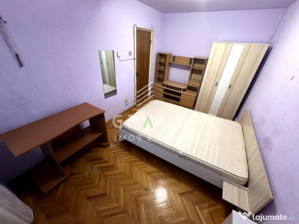 3 camere decomandate | 72 mp | Balcon | Etaj 1 | Manastur | 