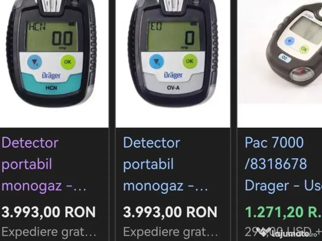 Detector Monogaz Dräger Pac 7000