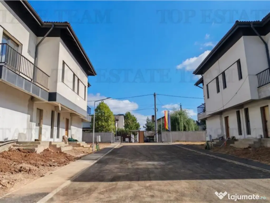 Apartament 2 camere si curte proprie de 80mp, in vila, cu to 