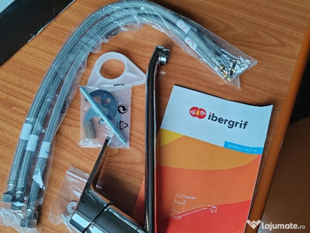 Baterie bucătărie IBERGRIF cu 3 căi -produs NOU