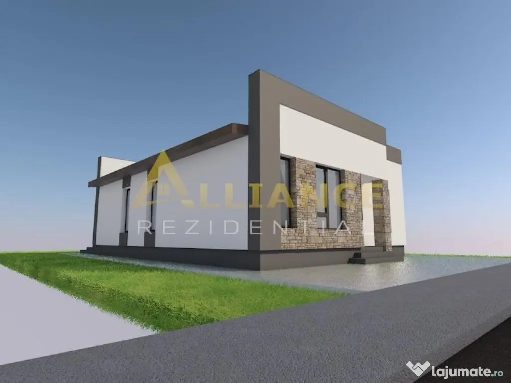 Casa individuala parter ~ 4 camere 2 bai ~ teren 469mp 