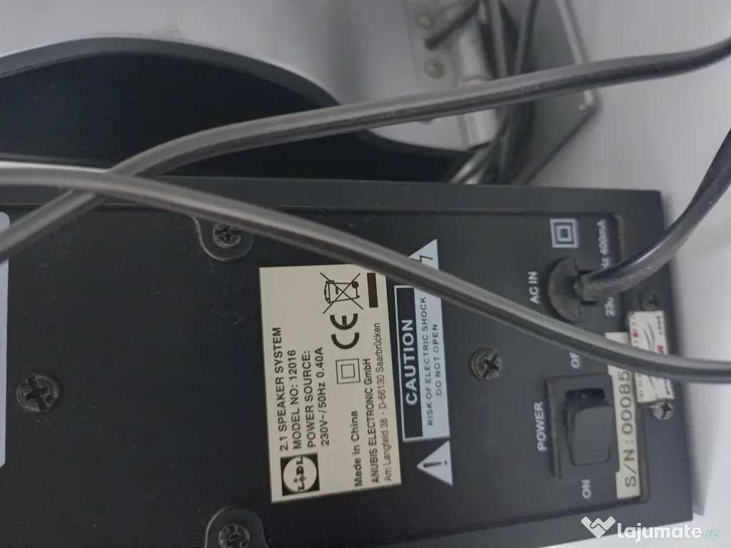 Sistem audio cu boxe