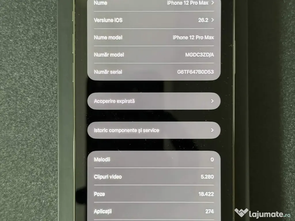 iPhone 12 Pro Max 256GB Graphite 