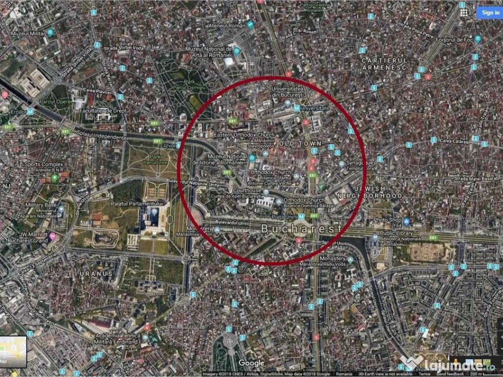 Centru Istoric 290 mp parter si Mezanin Open space trafic... 